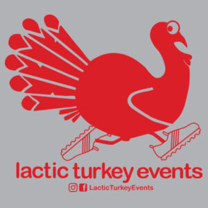Lactic Turkey Logo - Large Red Print - Womens Supply Crew Design
