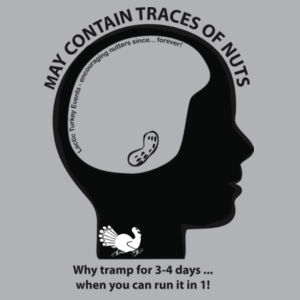 May Contain Traces of Nuts - Tramp vs Run Print - Womens Supply Hood Design